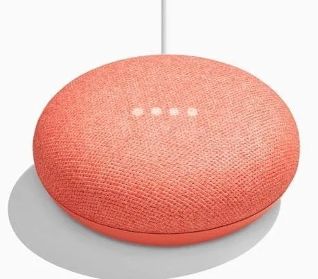 Google Home Mini Coral Color