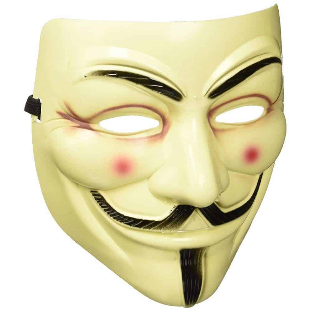 V for Vendetta Design Plastic Mask - Image 3