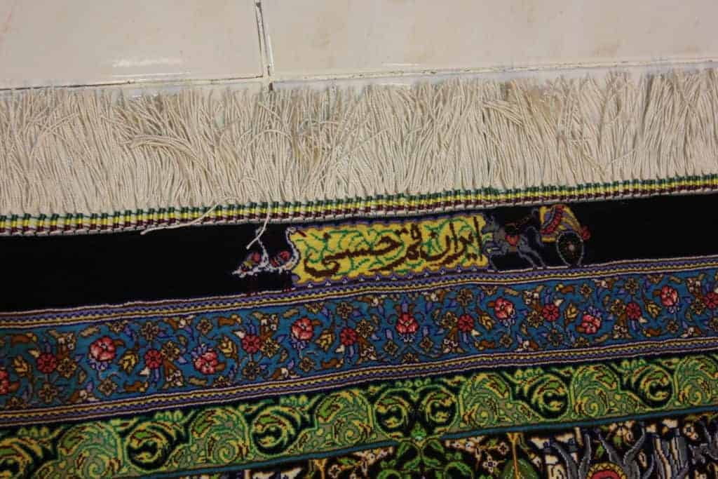 Carpet Genuine 100% Silk Handmade Kashaan, Iran (size 135cmx220cm) - CPT21 - Image 2