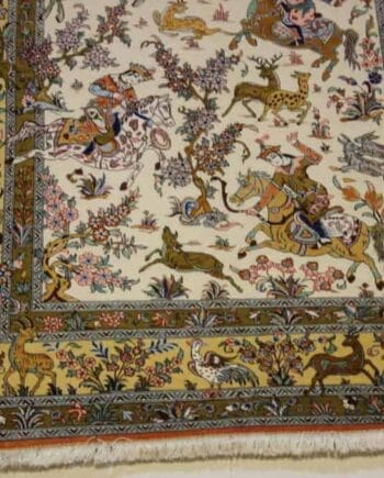 Carpet Genuine 100% Silk Handmade, Kashaan, Iran (size 100cmx150cm) - CPT14