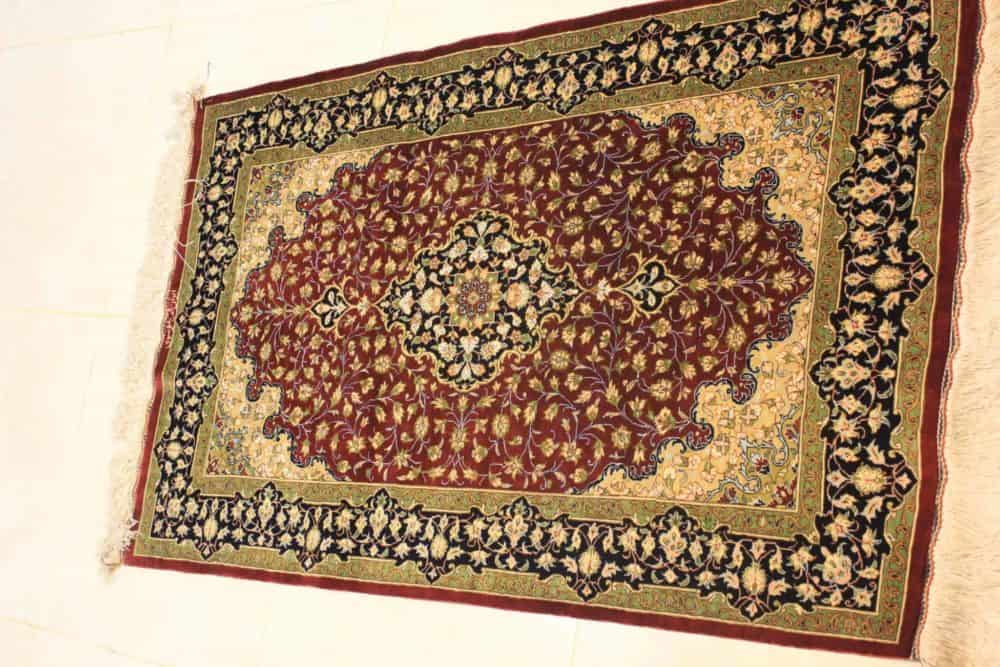 Carpet Genuine 100% Silk Handmade, Iran (size 80cmx120cm) - CPT30