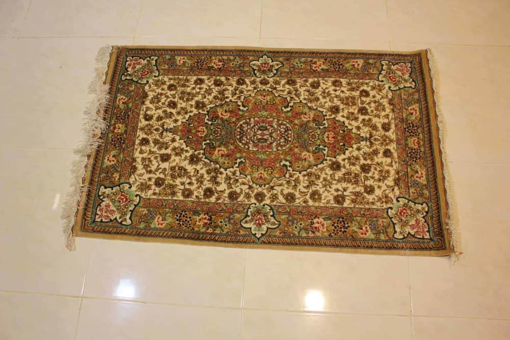 Carpet Genuine 100% Silk Handmade, Iran (size 80cmx120cm) - CPT34