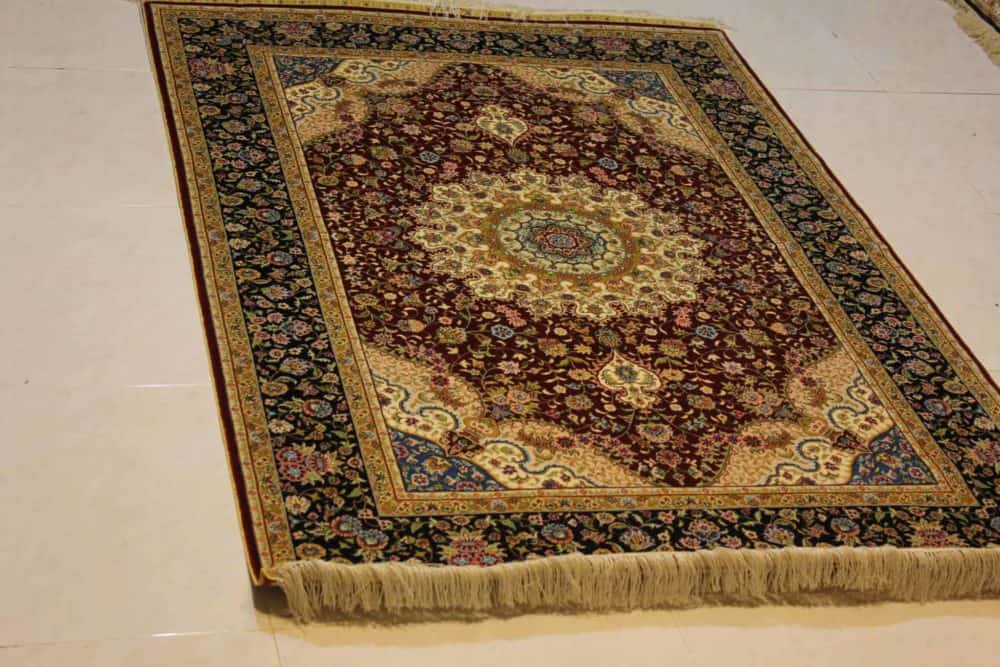 Carpet Genuine 100% Silk Handmade,  China (size 120cmx180cm) - CPT40