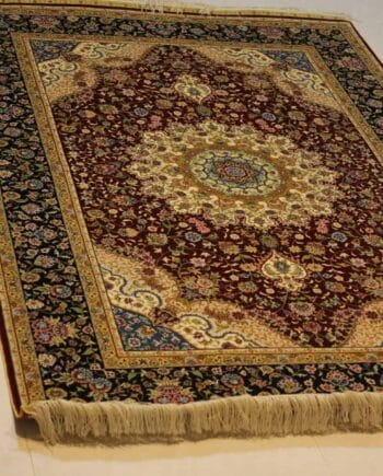 Carpet Genuine 100% Silk Handmade,  China (size 120cmx180cm) - CPT40