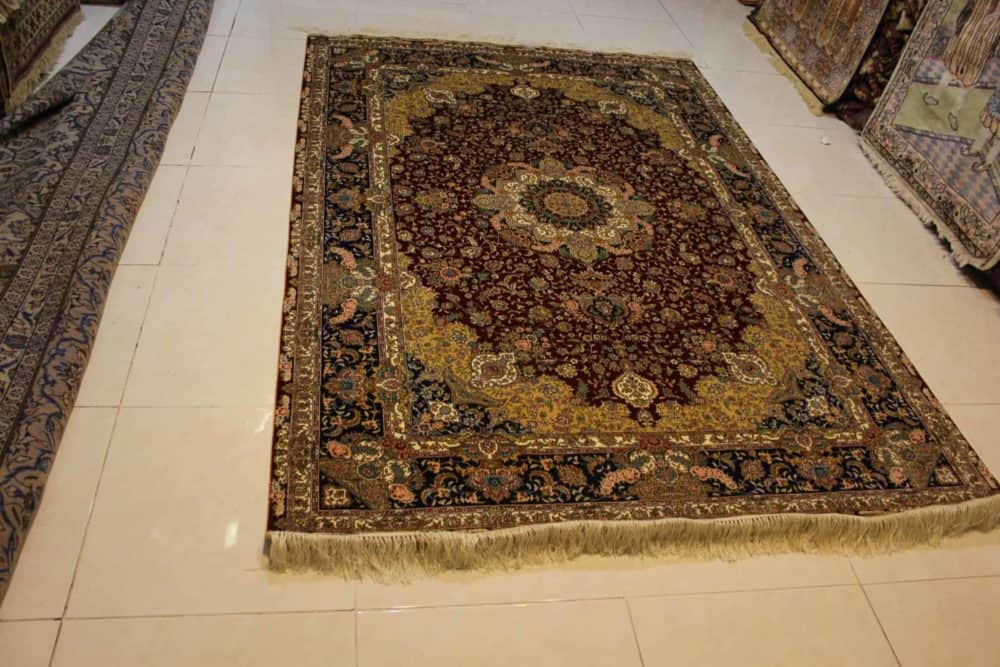 Carpet Genuine 100% Silk Handmade,  China (size 165cmx250cm) - CPT41