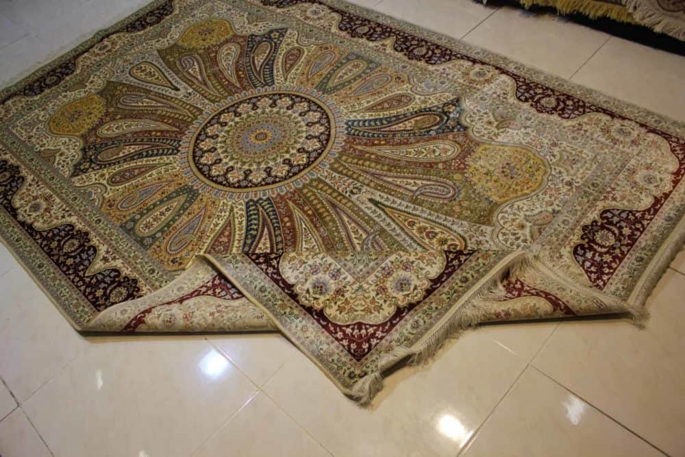 Carpet Genuine 100% Silk Handmade,  China (size 180cmx280cm) - CPT43