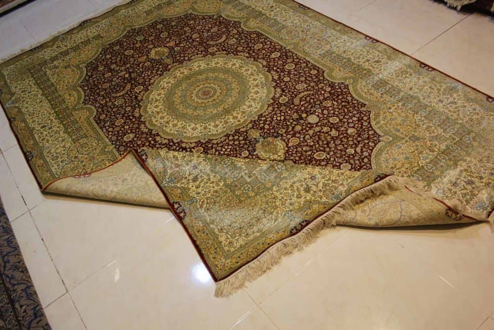 Carpet Genuine 100% Silk Handmade,  China (size 180cmx280cm) - CPT44