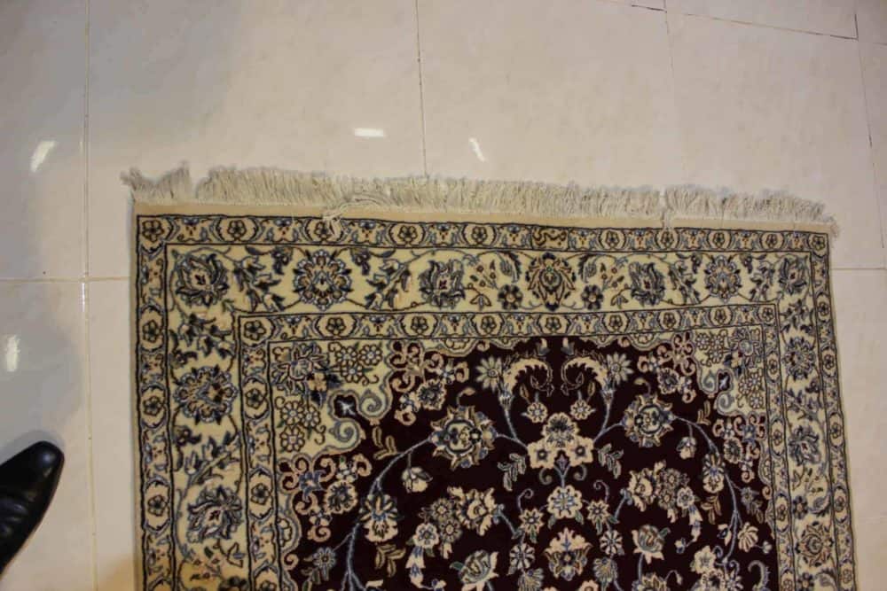 Carpet Genuine 20% Silk, 80% wool, Handmade,  Iran (size 130cmx200cm) - CPT46