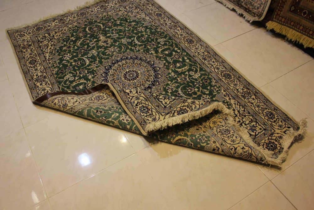 Carpet Genuine 20% Silk, 80% wool, Handmade,  Iran (size 130cmx200cm) - CPT48 - Image 2