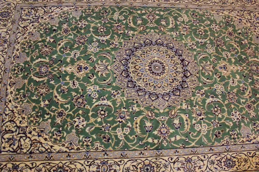 Carpet Genuine 20% Silk, 80% wool, Handmade,  Iran (size 130cmx200cm) - CPT48