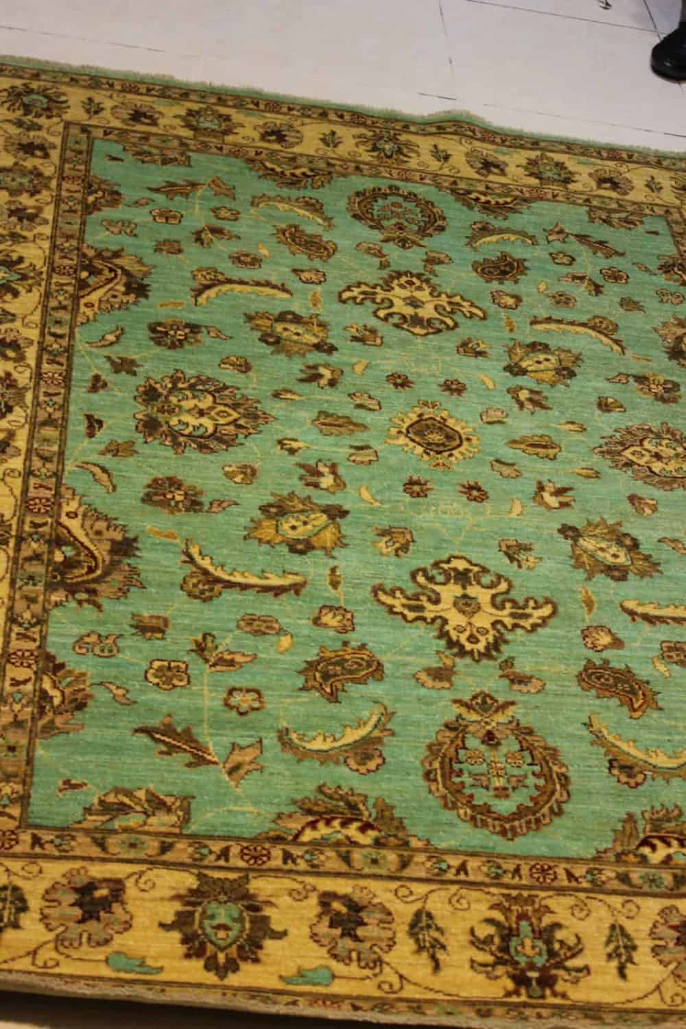 Carpet Genuine Industrial Silk, Handmade,  Indian (size 100cmx150cm) - CPT56 - Image 2