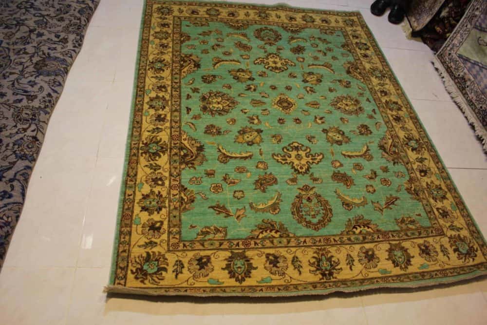 Carpet Genuine Industrial Silk, Handmade,  Indian (size 100cmx150cm) - CPT56