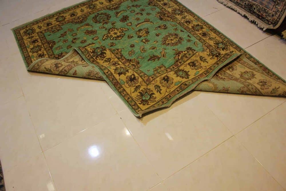 Carpet Genuine Industrial Silk, Handmade,  Indian (size 100cmx150cm) - CPT56 - Image 3