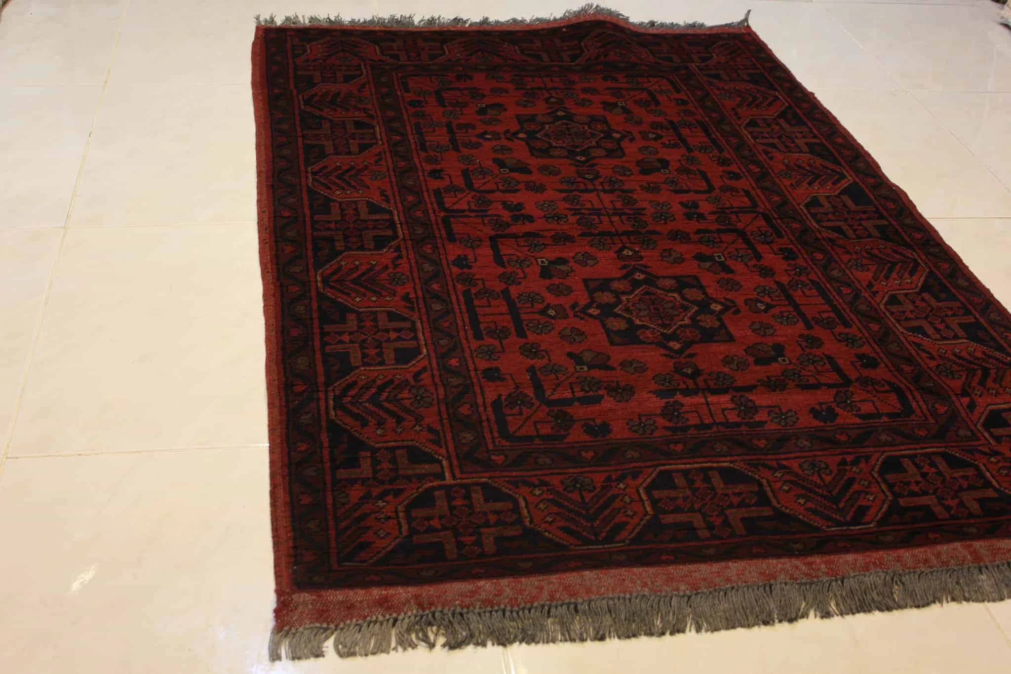 Carpet Genuine 100% Wool, Handmade,  Afghani (size 150cmx200cm) - CPT59