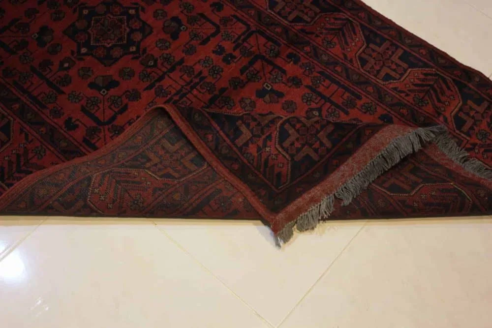 Carpet Genuine 100% Wool, Handmade,  Afghani (size 150cmx200cm) - CPT59 - Image 4