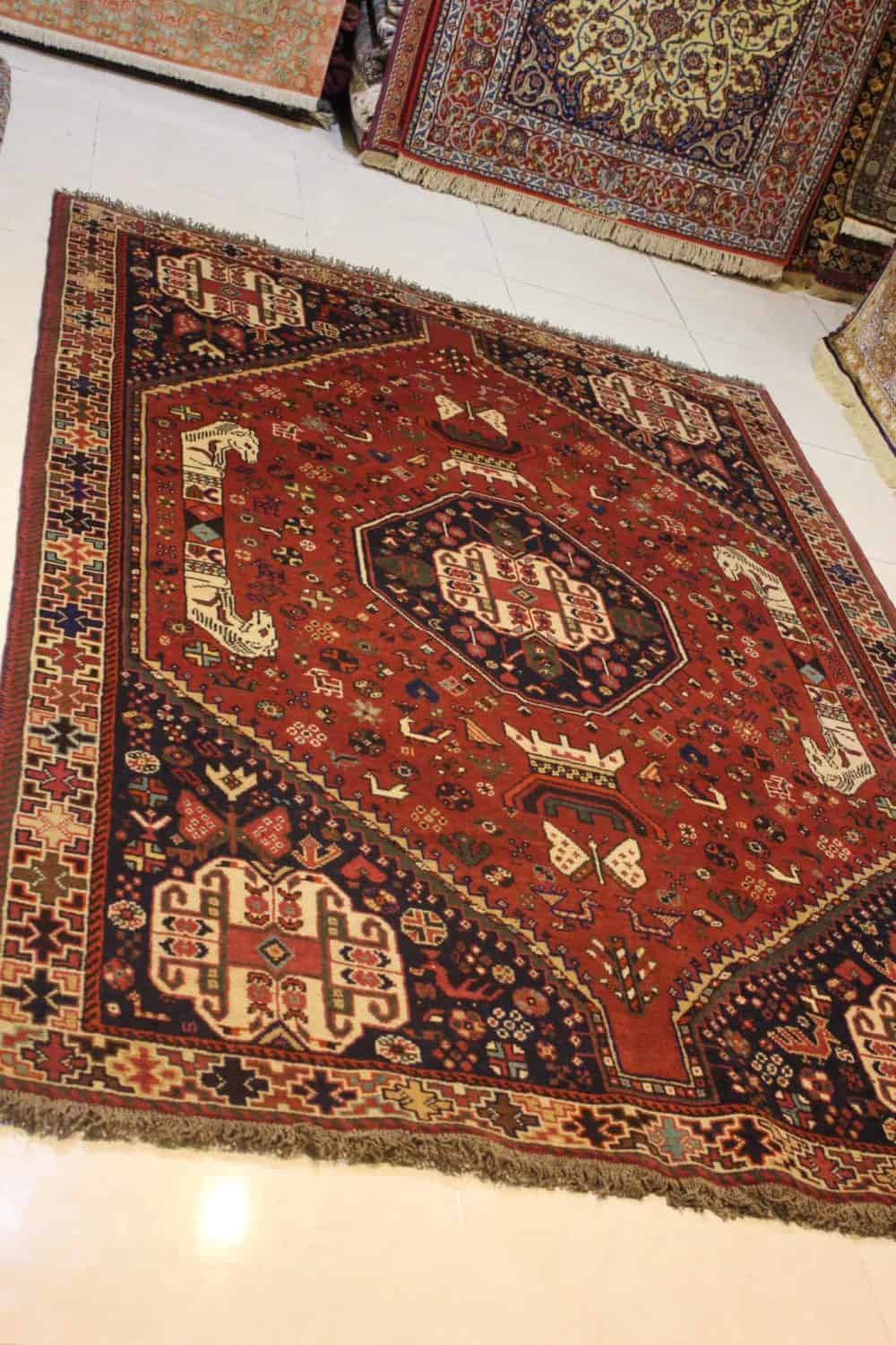 Carpet Genuine 100% Wool, Handmade,  Afghani (size 100cmx150cm) - CPT60 - Image 2