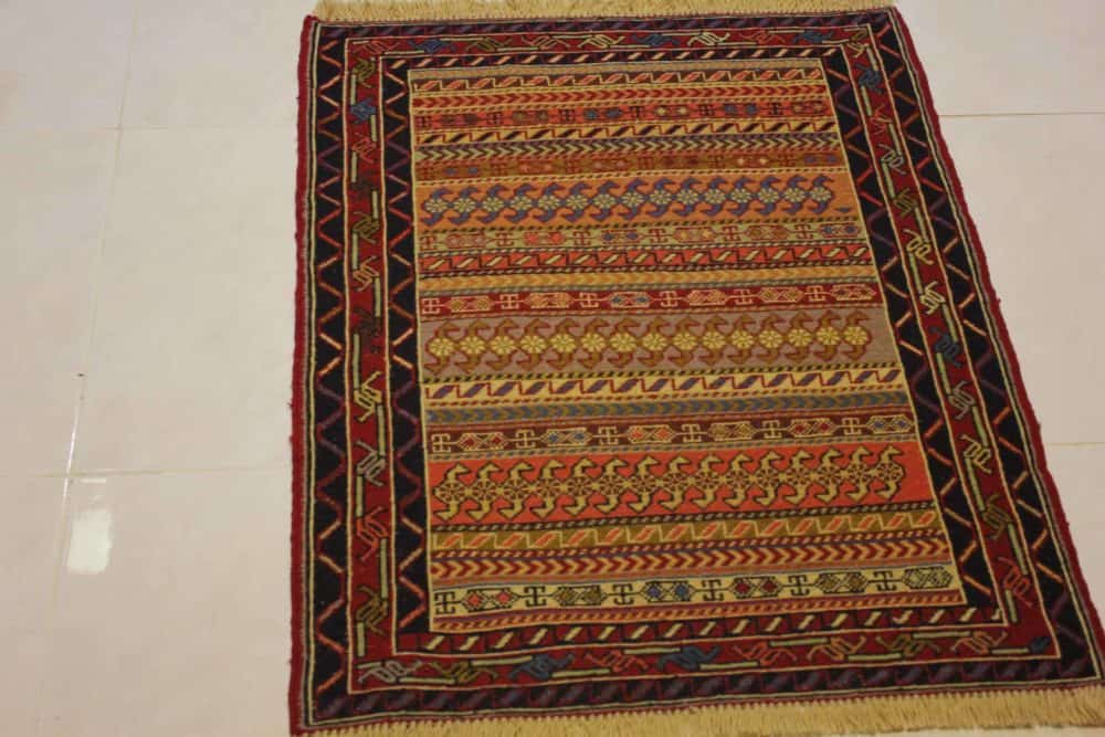 Carpet Genuine 100% Wool , Handmade,  Iran (size 70cmx90cm) - CPT66 - Image 3