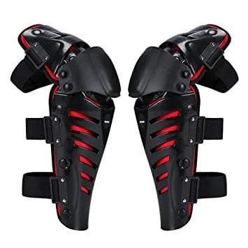 SULAITE Motorcycle Bike Knee Protector Cover(Red) - Image 2