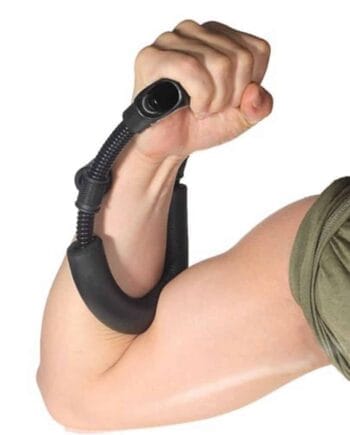 Stainless Steel Hand Wrist Strength Fitness Training Exerciser Devices (Black)