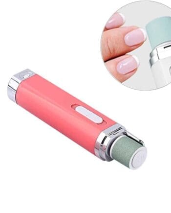 Electric Manicure Machine, Nail File Buffers Polisher for Fingernails and Toenails (Pink)
