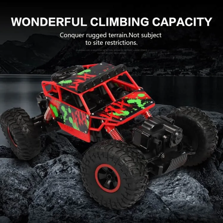 X Power S-001 1:18 Mini 2.4G 4WD RC Crawler Off Road Car, 130 Strong Magnetic Carbon Brush Motor (Green) - Image 14