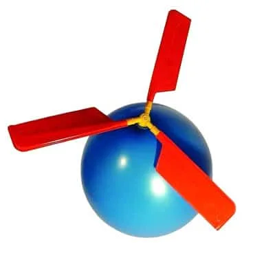 Three Screw Propeller Balloons Aircraft Helicopter Balloons Flying Balloon Kids Toys - Image 2