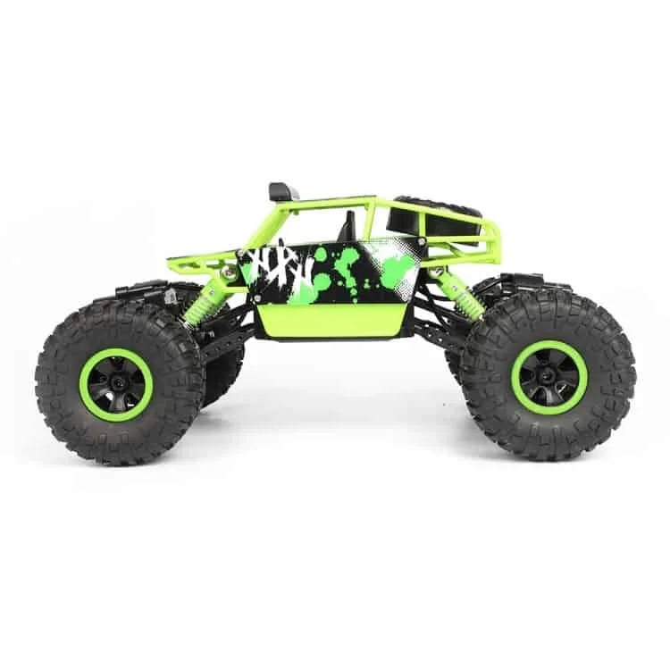 X Power S-001 1:18 Mini 2.4G 4WD RC Crawler Off Road Car, 130 Strong Magnetic Carbon Brush Motor (Green) - Image 3
