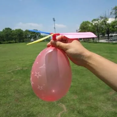 Three Screw Propeller Balloons Aircraft Helicopter Balloons Flying Balloon Kids Toys - Image 7