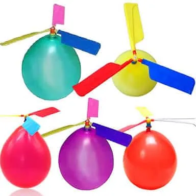 Three Screw Propeller Balloons Aircraft Helicopter Balloons Flying Balloon Kids Toys - Image 5
