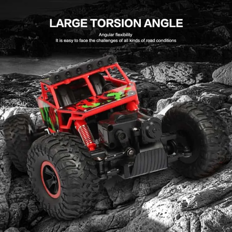 X Power S-001 1:18 Mini 2.4G 4WD RC Crawler Off Road Car, 130 Strong Magnetic Carbon Brush Motor (Green) - Image 17