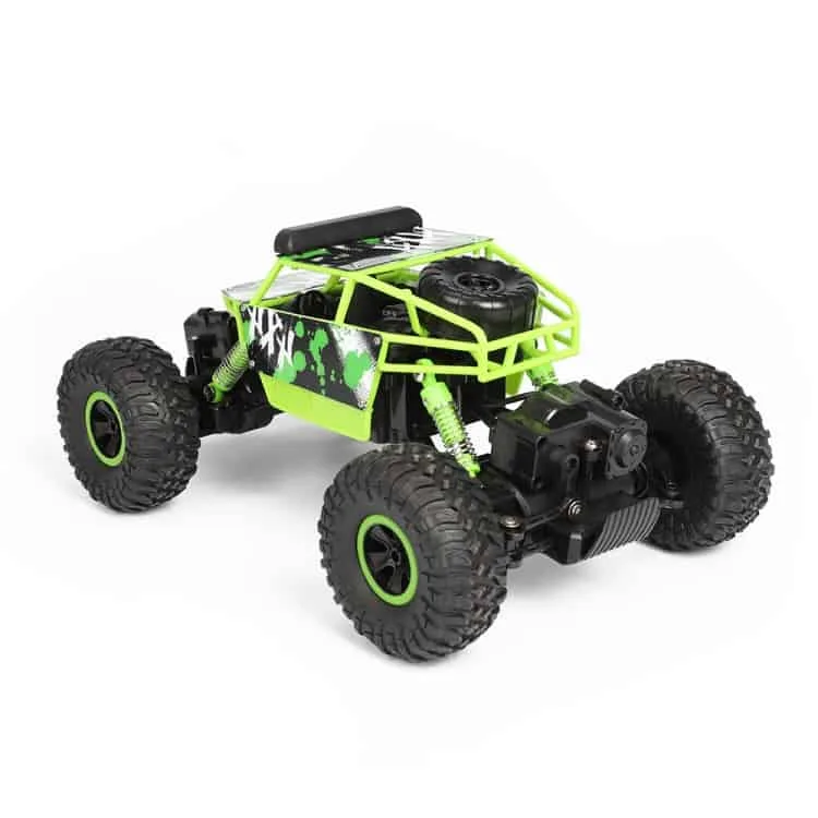 X Power S-001 1:18 Mini 2.4G 4WD RC Crawler Off Road Car, 130 Strong Magnetic Carbon Brush Motor (Green) - Image 2