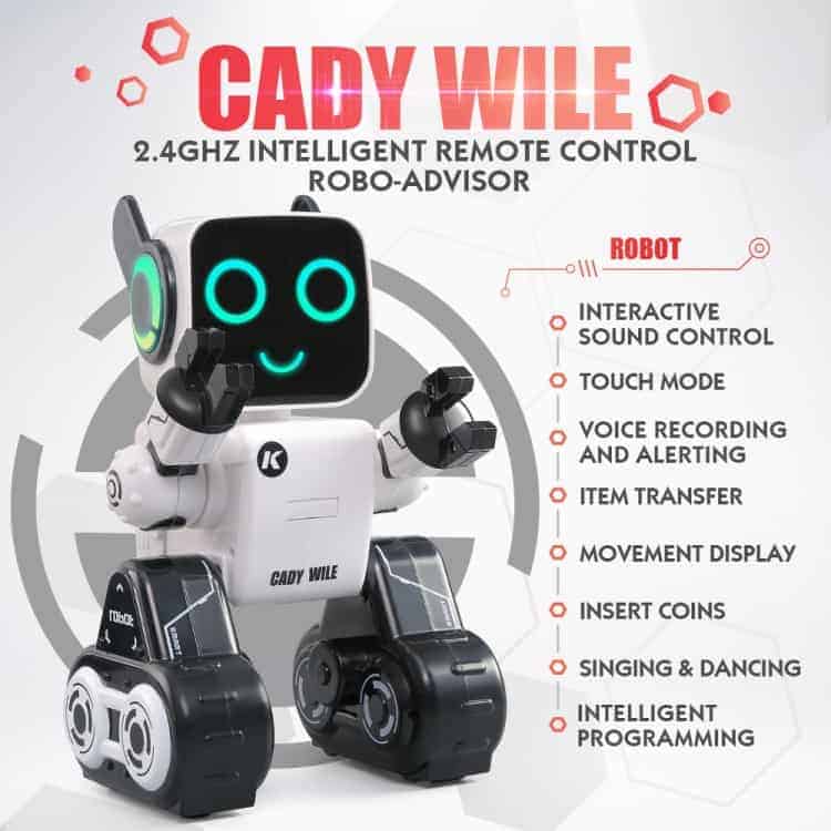 JJR C R4 Cady Wile 2.4GHz Intelligent Remote Control Robo advisor Red