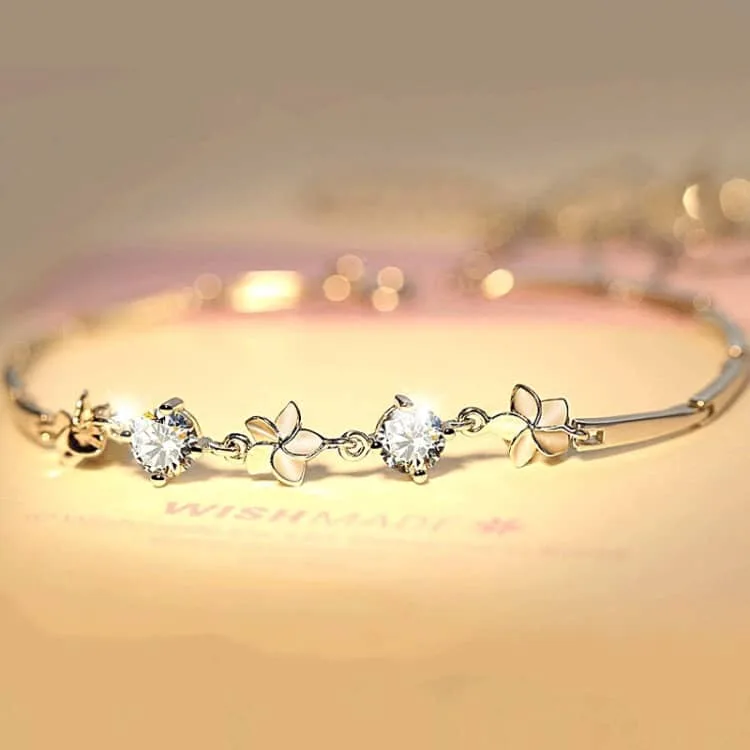 Frangipani Five-leafed Flower Bracelet Flower Couple Bracelet