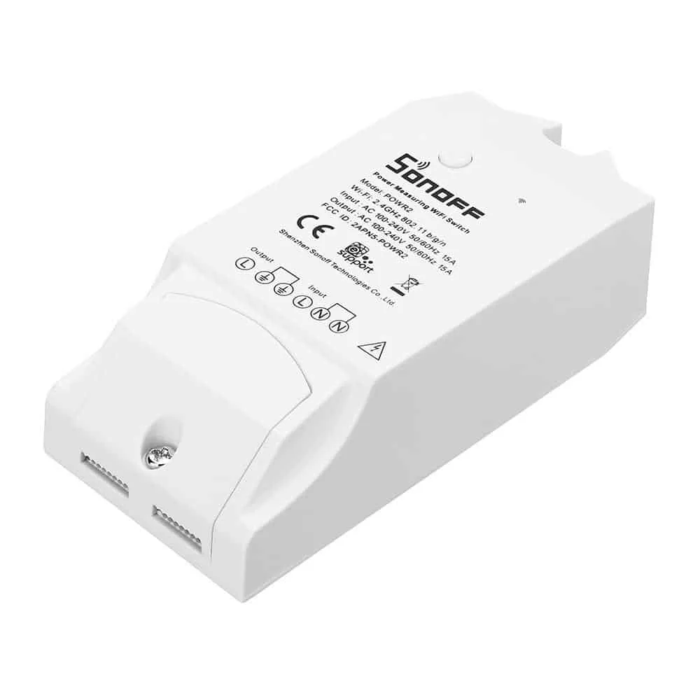 SONOFF POW R2 AC90-250V 16A 3500W DIY WIFI Wireless Long Distance APP Remote Control Switch Socket Power Monitor Current Tester For Smart Home Support 2G/3G/4G Network