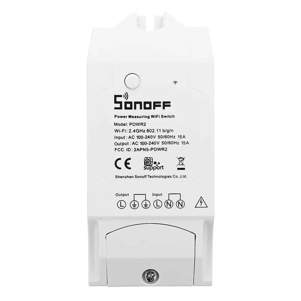 SONOFF POW R2 AC90-250V 16A 3500W DIY WIFI Wireless Long Distance APP Remote Control Switch Socket Power Monitor Current Tester For Smart Home Support 2G/3G/4G Network - Image 2