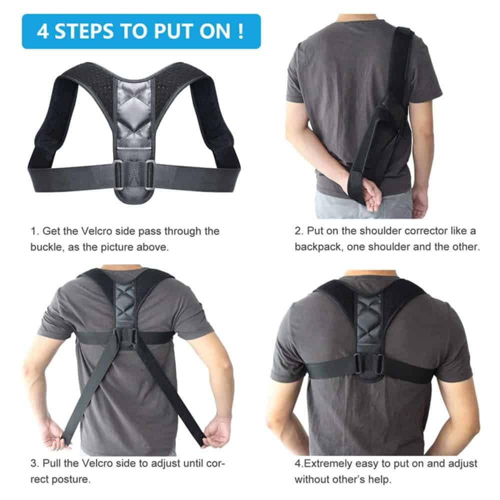 Adjustable Brace Support Belt Back Posture Corrector - Image 5