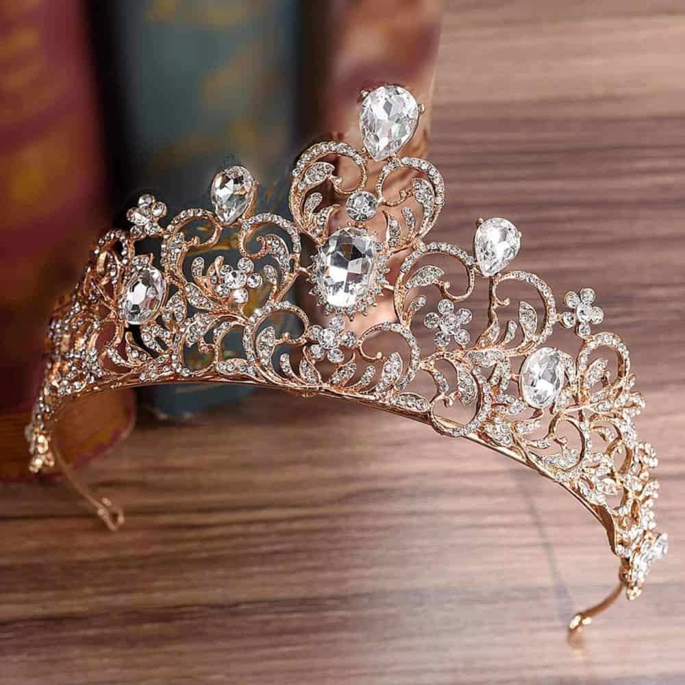 Crystal Wedding Crown Bride Crown Headband Accessories Hair Jewelry Ornaments - Image 6