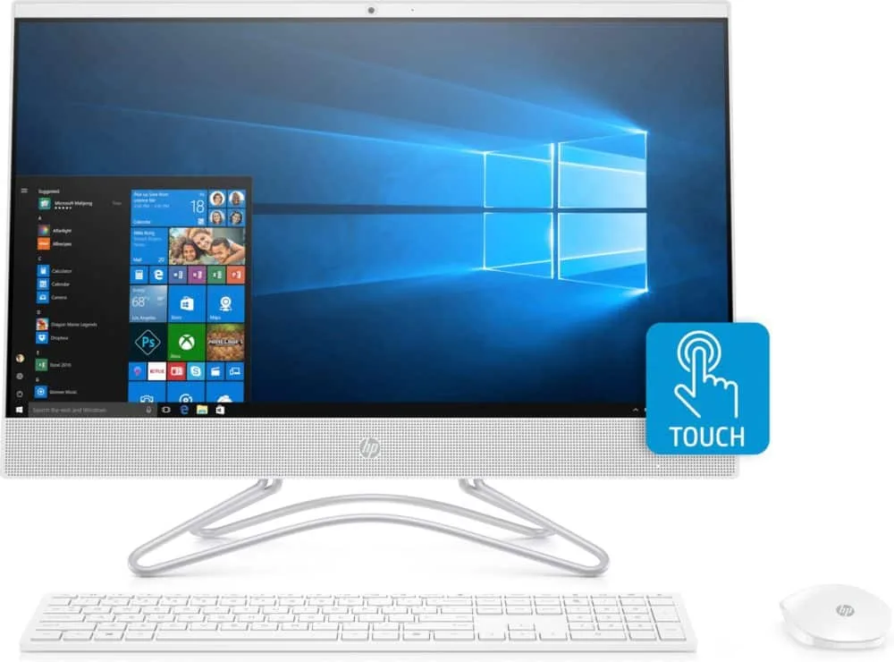 HP ALL IN ONE 24-F0000NE 4MP62EA White 2GB NVIDIA CORE i5 8GB 23.8 Inch - Image 3