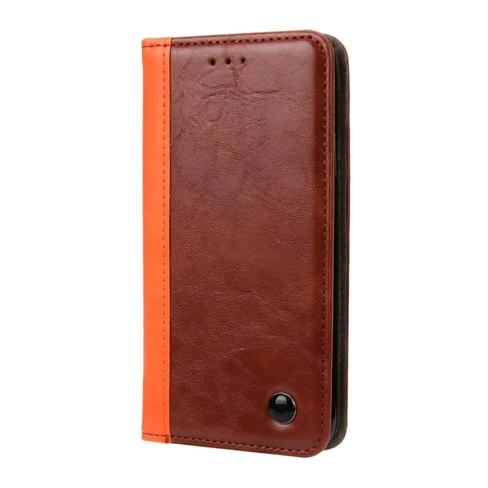 Retro Book Design Horizontal Flip PU Leather Case for iPhone 8 & 7, with Holder & Card Slots (Brown) - Image 2