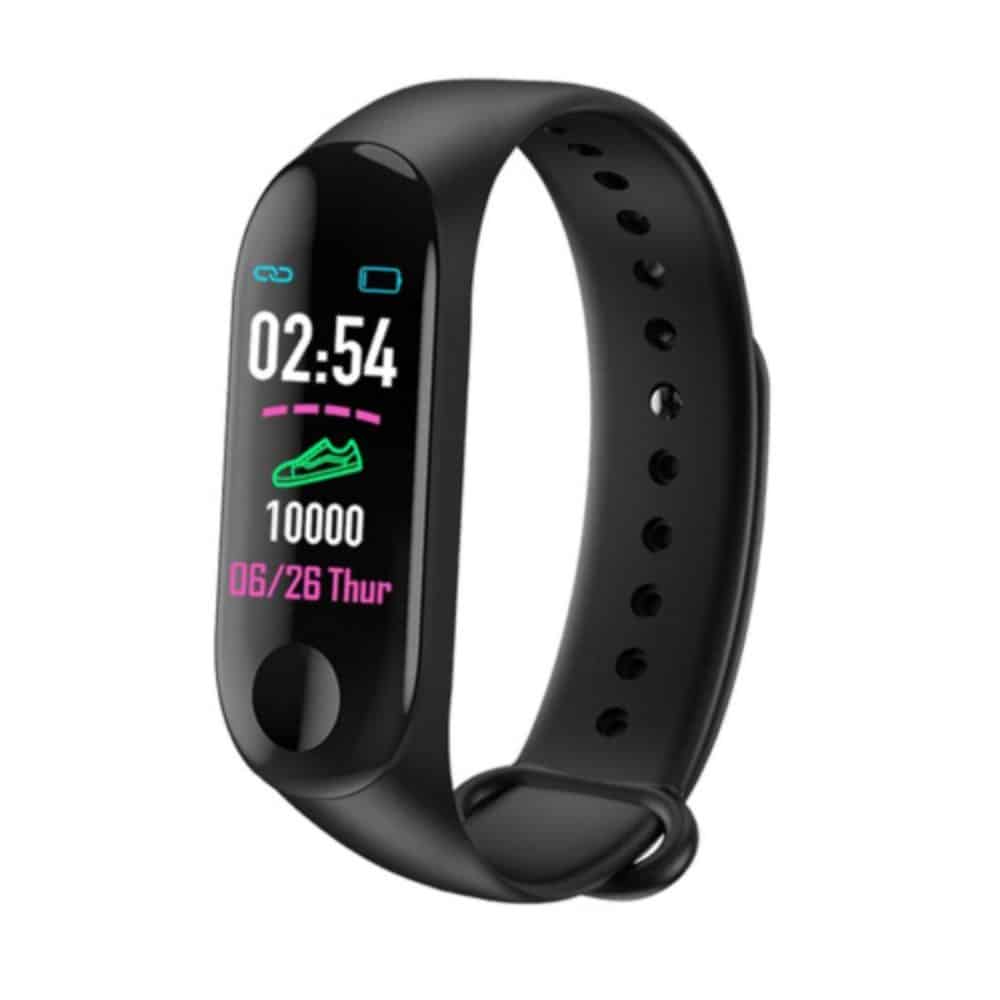 M3 0.96 inches TFT Color Screen Smart Bracelet IP67 Waterproof, Support Call Reminder-Heart Rate Monitoring-Blood Pressure Monitoring-Sleep Monitoring & Weather Forecast