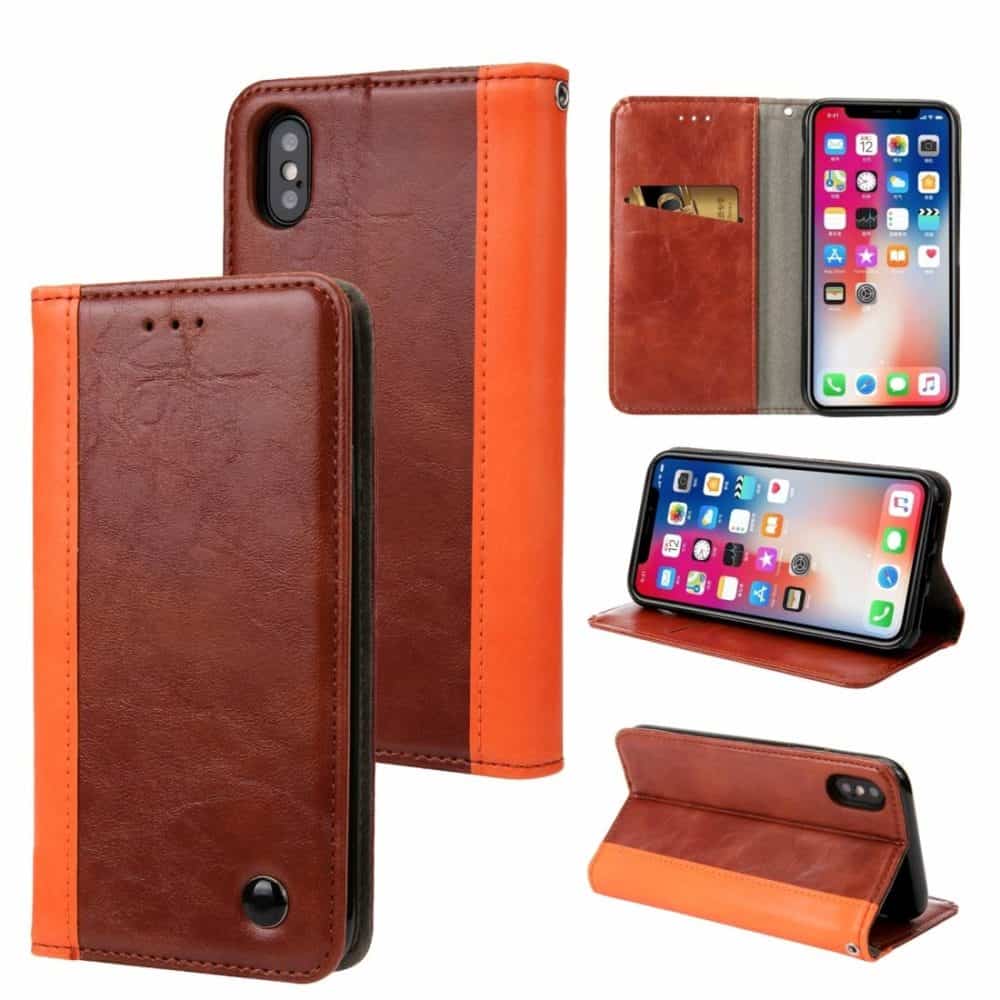 Retro Book Design Horizontal Flip PU Leather Case for iPhone 8 & 7, with Holder & Card Slots (Brown) - Image 5