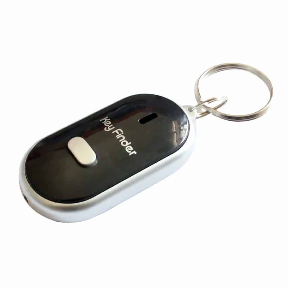 Mini LED Whistle Key Finder Flashing Beeping Remote Lost Keyfinder Locator Keyring for Children