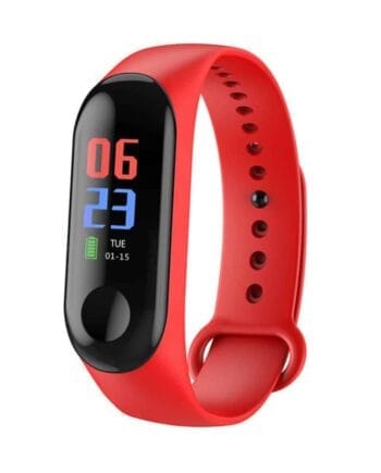 M3C 0.96 بوصة شاشة IPS ملونة Smartwatch IP68 مقاوم للماء يدعم تذكير المكالمات ومراقبة معدل ضربات القلب ومراقبة ضغط الدم ومراقبة النوم ومراقبة الأكسجين في الدم