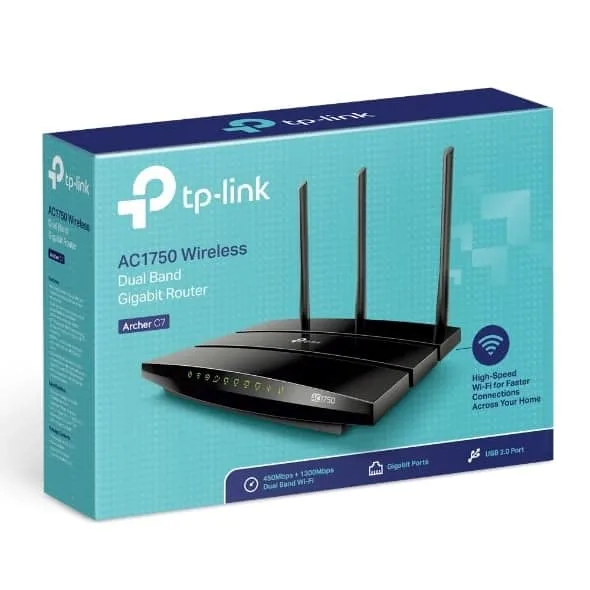 TP-Link AC1750 Wireless Dual Band Gigabit Router Archer C7 - Image 4