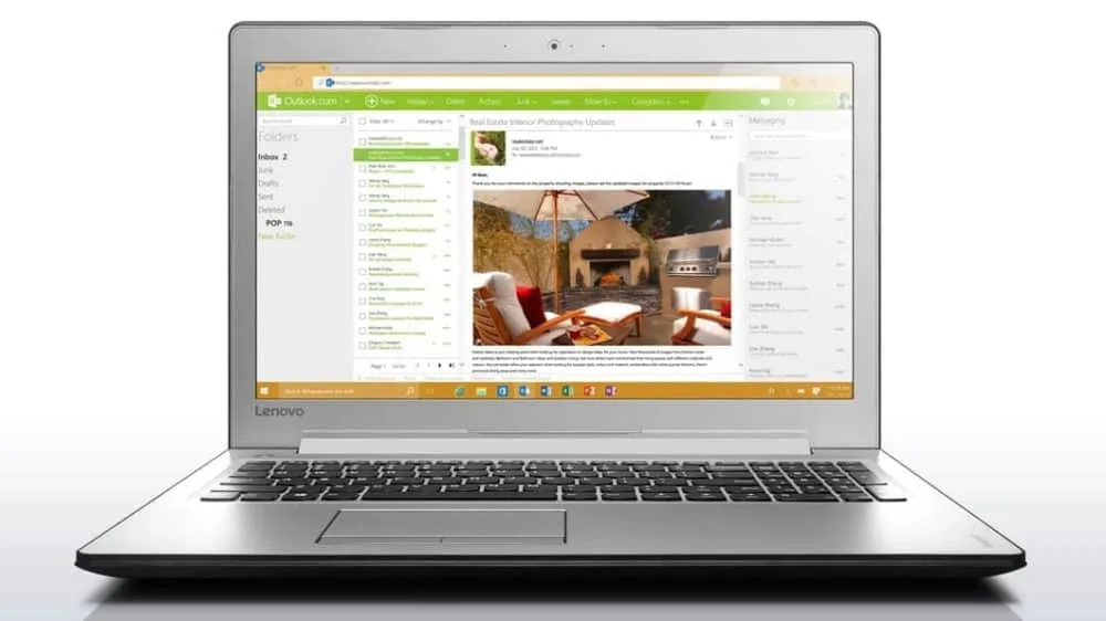 LENOVO Ideapad 510 CORE i5-6200U 8GB 1TB 4GB VGA 15.6 Inch-Pearl Black - Image 7