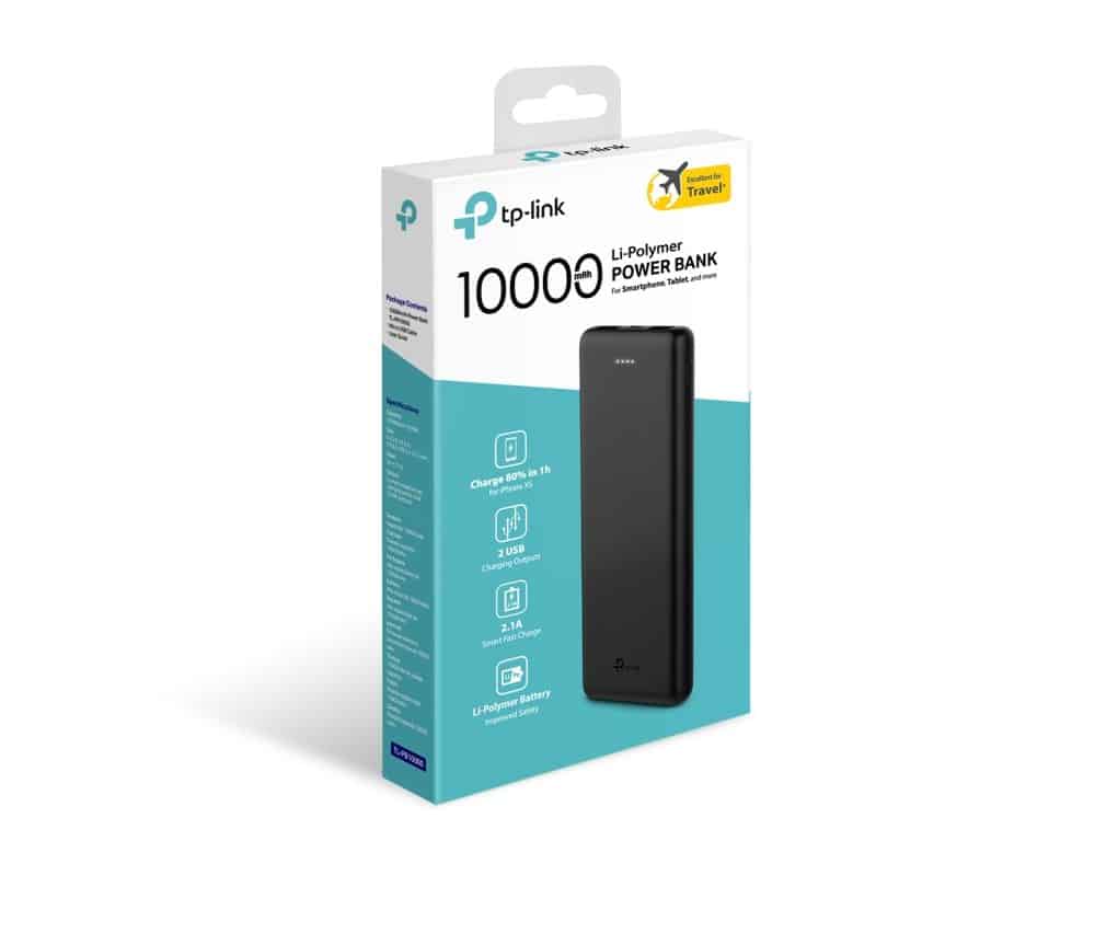 TP-Link 10000mAh Li-Polymer Power Bank TL-PB10000 - Image 4