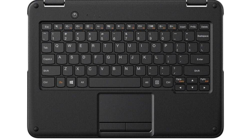 LENOVO 300e Celeron N3450 4GB 128GB SSD Integrated Intel HD 11.6 Inch Black - Image 4