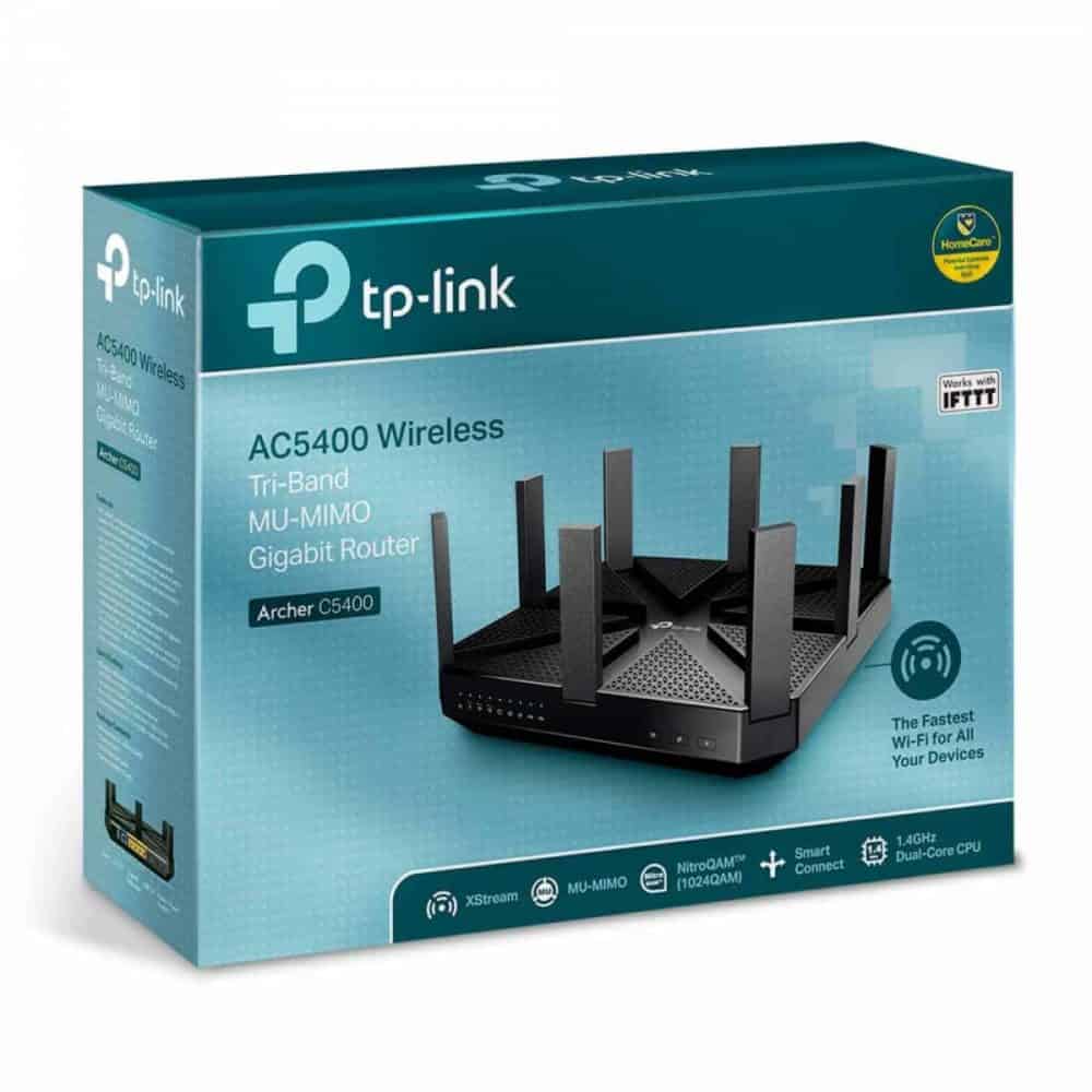 TP-Link AC5400 Wireless Tri-Band MU-MIMO Gigabit Router Archer C5400 - Image 4