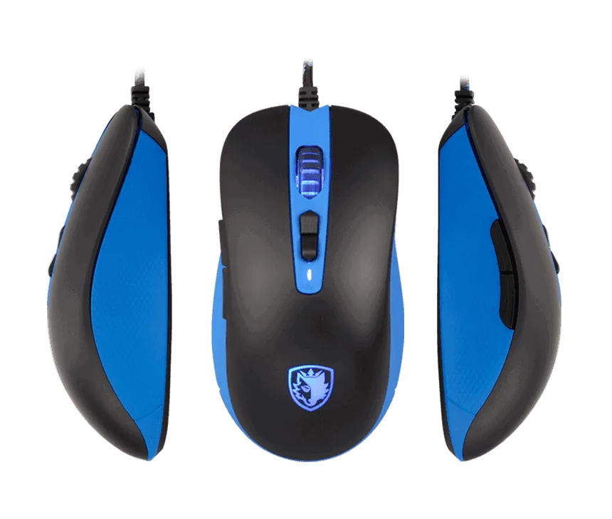 SADES S15-MUSKET GAMING MOUSE (BLUE) - Image 2