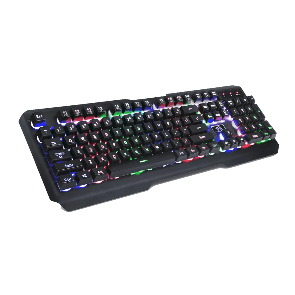 Redragon K506 Centaur 7-Color Rainbow Backlit Full-Size Gaming Keyboard With Numeric Keypad